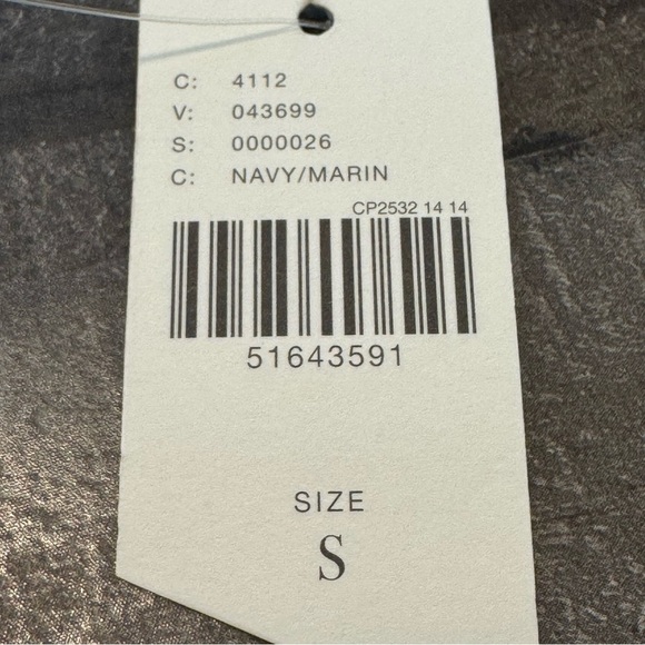 Maeve Blue and White Off-the-Shoulder Fitted Blouse - Picture 9 of 13